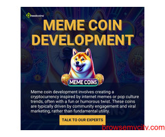 Out down your quality services in meme coin development