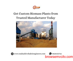 Get Custom Biomass Plants from Trusted Manufacturer Today