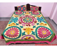 Premium Handcrafted Bedsheets – Elegance Meets Comfort!