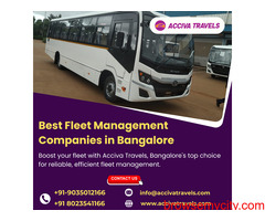 Best Fleet Management Companies in Bangalore