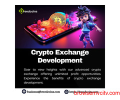 Get your best services in the crypto exchange development