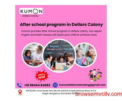 After school program in Dollars Colony