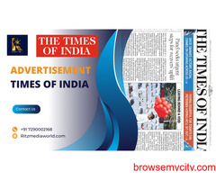Cost of Front Page Ad in Times of India