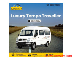 Luxury Tempo Traveller Rental Service in Jaipur for Outstation Travel