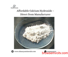 Affordable Calcium Hydroxide – Direct from Manufacturer