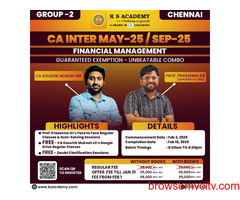 Best and Top CA Final classes in Bangalore, Karnataka