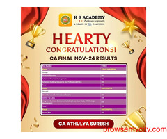 Best and Top CA Final classes in Bangalore, Karnataka