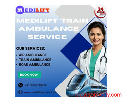 Choose Medilift Train Ambulance in Lucknow for the Best Transfer Experience