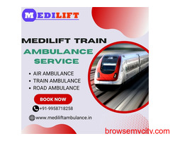 Avail Medilift Train Ambulance Service in Lucknow for High-Quality services