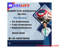 Travel Comfortable and Safe with Medilift Train Ambulance in Lucknow