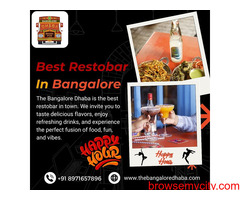 Best Restobar In Bangalore | Office Party Restaurants in Kalyan Nagar