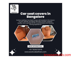 Car seat covers in Bangalore | Artificial leather car seat cover