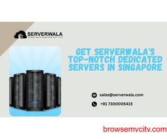 Get Serverwala's top-notch Dedicated Servers in Singapore