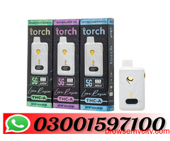 Torch THC-A Live Rosin Disposable 5G In Gujrawala - 03001597100