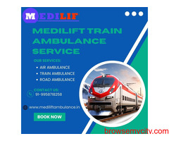 Medilift Train Ambulance in Mumbai is equipped with skilled and good medical teams
