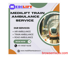Use Medilift Train Ambulance in Mumbai for more Comfort and Care during the Journey