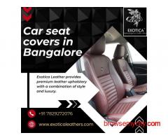Car seat covers in Bangalore | Leather upholstery in Bangalore