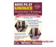 PG Accommodation for Students & Working Boys Kolkata Kankurgachi