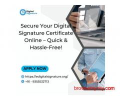 Secure Your Digital Signature Certificate Online - Quick and Hassle-Free