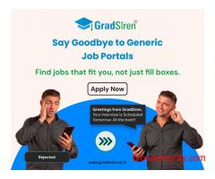 Find Your Perfect Internship or Fresher Job with GradSiren – No More Rejections!
