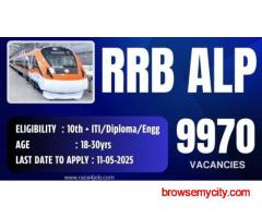 RRB ALP New Vacancy 2025 in Hyderabad