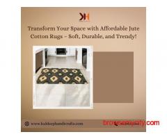 Transform Your Space with Affordable Jute Cotton Rugs – Soft, Durable, and Trendy!