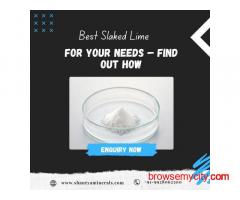 Best Slaked Lime for Your Needs – Find Out How