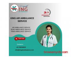 King Train Ambulance Services in Varanasi Provide Comfortable and Expert Care