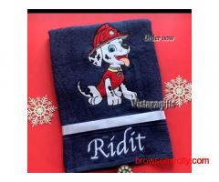 Cartoon personalized towels