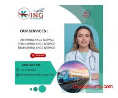 Patients can travel more easily with King Train Ambulance Services in Gorakhpur