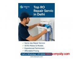 Top RO Repair Service Delhi – Why Dravya RO is the Name You Can Trust