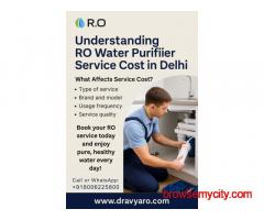 Understanding RO Water Purifier Service Cost in Delhi: Why Dravyaro is the Right Choice