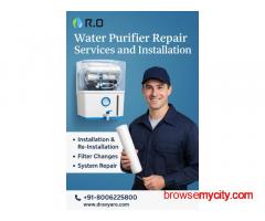 Trusted Water Purifier Repair Services and Installation with Dravyaro