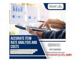 Accurate Item Rate Analysis and Costs