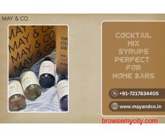 Explore May & Co.’s Cocktail Mix Syrups Perfect for Home Bars