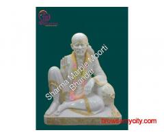 Order White Marble God Idols from Jaipur for Home and Temple