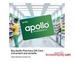 Buy Apollo Pharmacy Gift Card - Convenient and Versatile