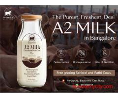 Fresh farm Cow milk delivery Bangalore