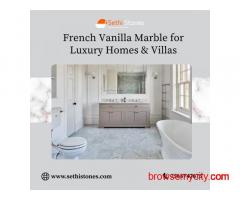 French Vanilla Marble for Luxury Homes & Villas
