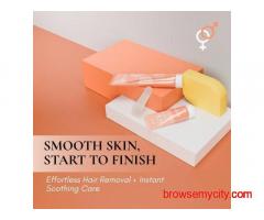 Buy Hair Removal Cream & Post Hair Removal Soothing Gel Kit - Suroskie