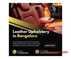 Leather Upholstery in Bangalore | Artificial leather Car Seat Cover