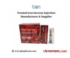 Trusted Iron Sucrose Injection Manufacturer & Supplier
