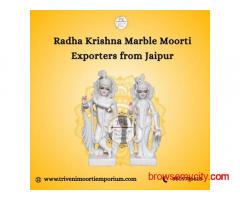 Radha Krishna Marble Moorti Exporters from Jaipur