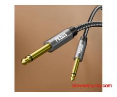 FEDUS Guitar Cable Guitar Jack Cable, Electric Instrument Cable Bass AMP Cord for Electric Guitar, B