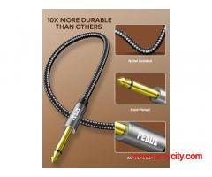 FEDUS Guitar Cable Guitar Jack Cable, Electric Instrument Cable Bass AMP Cord for Electric Guitar, B