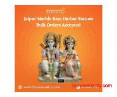 Jaipur Marble Ram Darbar Statues – Bulk Orders Accepted