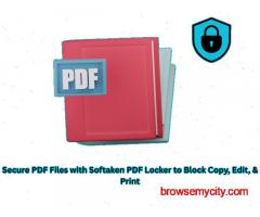 Secure PDF Files with Softaken PDF Locker to Block Copy, Edit, & Print