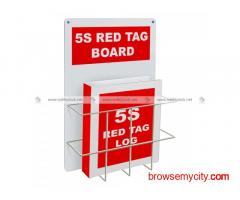 Buy 5S Products: Red Tags, Posters, and More for Workplace Organization