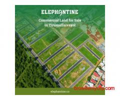 Commercial Land for Sale in Chennai | Plots in Thirumullaivoyal – Elephantine