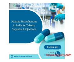 Pharma Manufacturer in India for Tablets, Capsules &  Injections